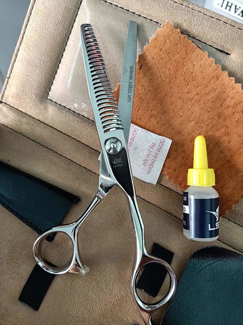 Kéo cắt tóc nam nữ 2 kéo cắt tóc Bộ 1 đôi kéo cắt kéo tỉa chuyên dụng  chất liệu cao cấp bằng thép không gỉ  MixASale
